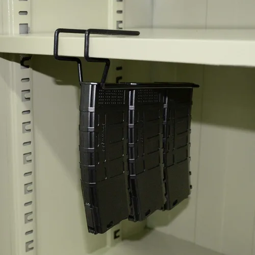 Vista 8 de Adoreal Soporte universal para revistas, paquete de 2 estantes seguros para debajo de la pistola, organizador seguro para armas y accesorios