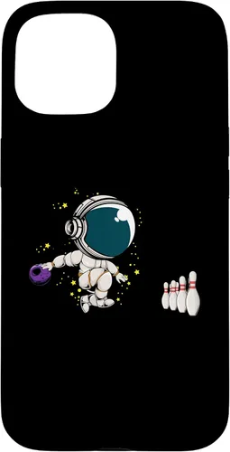 Vista 6 de Astronaut Bowling Player Bowling Ball Pins Bowling Team Case for iPhone 16