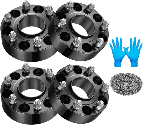 Vista 14 de BDFHYK 6x139.7mm Separadores de Rueda 1 Pulgada 6x5.5 Separador de Rueda Central Compatible con Ram 1500 2019-2024, Adaptadores de Rueda Forjados