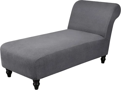 Vista 14 de Funda elástica para tumbona, funda para silla sin brazos para sala de estar y dormitorio, tela jacquard suave, lavable a máquina para protector
