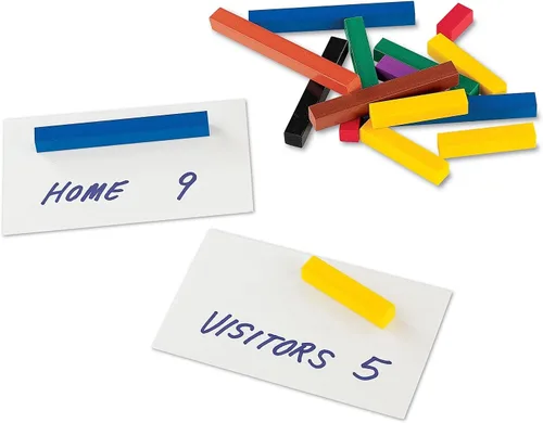 Vista 2 de Learning Resources Juego de regletas de Cuisenaire, para grupos pequeños, de plástico.