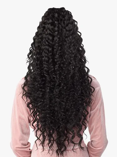 Vista 4 de Sensationnel Instant Updown Halfwig Pony - Unidad 12 4 Estilo en 1 Media Peluca y Pony Wrap (T1B/4)