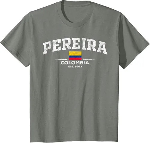 Vista 97 de Camiseta Pereira Colombia, Negro