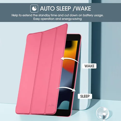 Vista 4 de ProCase Funda delgada para iPad 10.2 9ª 2021/8ª 2020/7ª 2019 iPad 10.2 2021 9ª/2020 8ª/2019 7ª generación Protector de pantalla