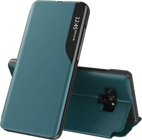 Vista 11 de Funda para Samsung Galaxy Note 8, Galaxy Note 8 Funda de piel transparente con función atril magnética Flip Phone Case Mujeres Hombres Funda