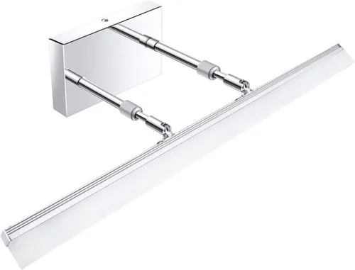 Vista 19 de Aipsun Luces LED de tocador de 15.7 pulgadas ajustables para baño, lámpara de pared para baño, accesorio de iluminación sobre espejo cromado moderno