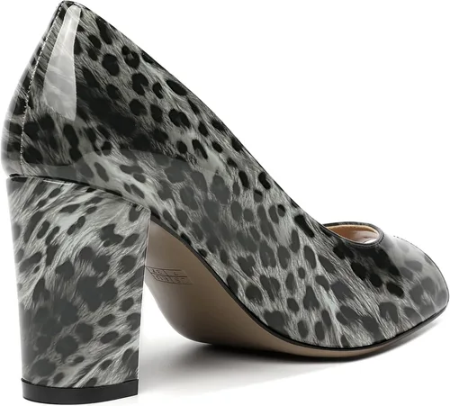 Vista 5 de Zapatos de tacón alto para mujer, con puntera abierta, sexy, de 3.3 pulgadas