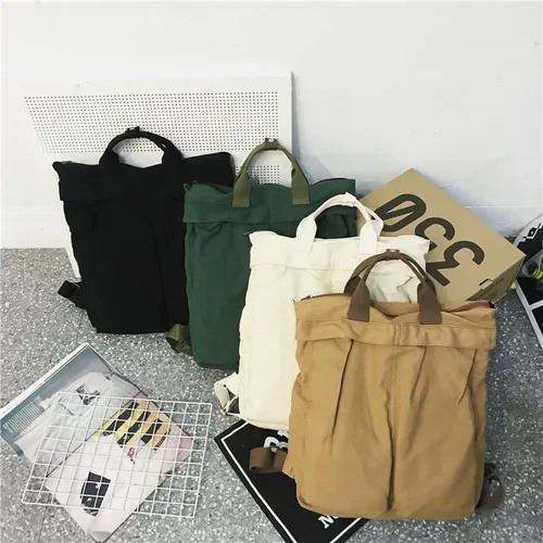 Vista 9 de KARRESLY Mochila vintage para mujer, mochila de lona casual para hombre, Marrón
