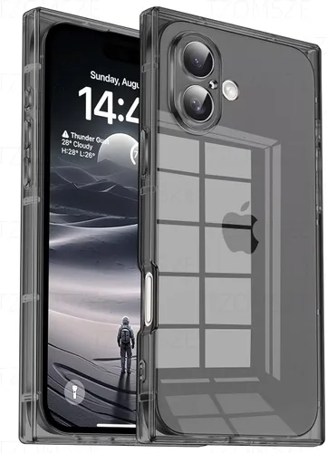 Vista 9 de Funda Tzomsze Compatible con iPhone Air Clear Funda, Protección de Cámara, Esquinas Reforzadas TPU Delgada Resistente a Golpes Funda Protectora