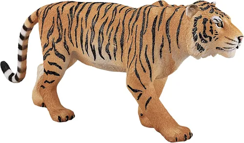 Vista 4 de MOJO Figura pintada a mano de tigre de Bengala realista internacional réplica de juguete de vida silvestre