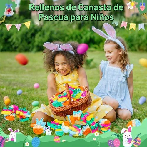 Vista 5 de Juguetes para ansiedad de Pascua Pop Fidget a granel para niños, regalos