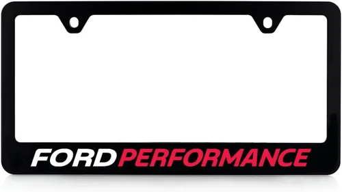 Vista 13 de Marco negro de plástico UV Ford Performance para matrícula BLKUVA