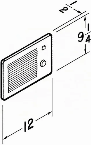 Vista 6 de Broan-NuTone 170 - Calentador de pared, rejilla pintada, 500/1000 vatios 120 V CA, acero blanco esmaltado