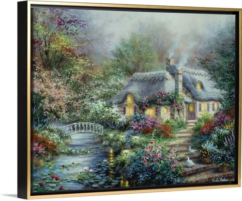 Vista 10 de CANVAS ON DEMAND Nicky Boehme - Lienzo decorativo para pared, diseño contemporáneo, decoración del hogar, paisaje, obra de arte natural, 14 x 11