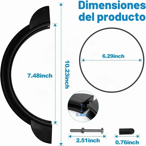 Vista 2 de Ameri Abrazadera de filtro de arena 11380 de repuesto para bomba de filtro de arena Intex compatible con bomba de filtro de arena transparente Intex