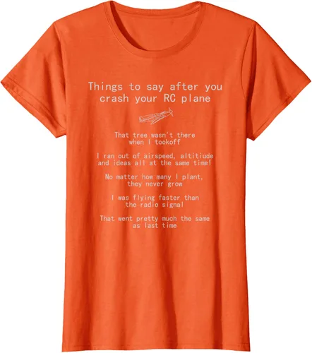 Vista 58 de Cosas que decir cuando te estrellas con tu camiseta RC Plane hobby