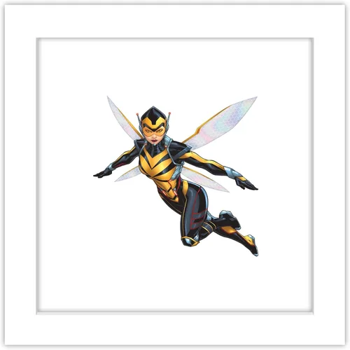 Vista 11 de Trends International Gallery Pops Marvel Comics Avengers - Póster de pared de avispa, 12 x 12 pulgadas, versión enmarcada en negro