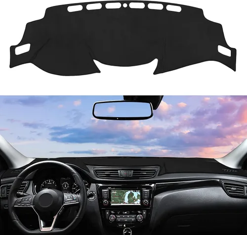Vista 56 de Tapete de cubierta de salpicadero personalizado para Mazda3 Hatchback, Sedan 2019-2024 2025 2026 (sin HUD), protector antideslizante