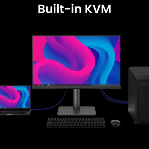 Vista 8 de BenQ PD2706QN 27" 2K QHD (2560x1440) Monitores listos para Mac, IPS, 95% P3