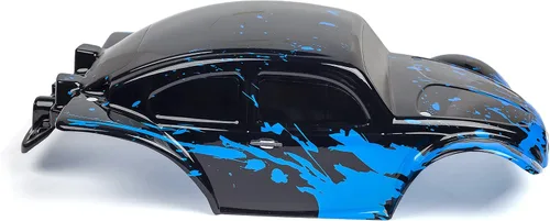 Vista 5 de SummitLink Cuerpo personalizado azul fangoso sobre negro compatible con escala 1/10 RC coche o camión (camión no incluido) STB-BB-01