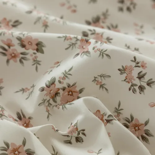 Vista 6 de Fundas de almohada de flores rosadas, 2 piezas, fundas de almohada de cama florales con elegantes lazos, 100% algodón, fundas de almohada estándar