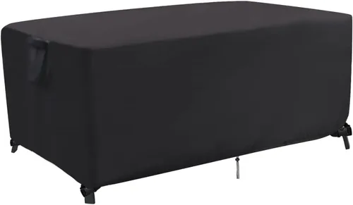 Vista 16 de Funda pequeña para muebles de exterior, fundas cuadradas de 15 pulgadas para mesa de patio, impermeable, para mesa auxiliar pequeña, 15 x 15 x 18