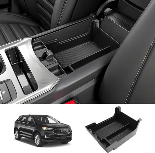 Vista 16 de LUWU Bandeja organizadora para consola central Ford Edge 2024 2020 2021 2022 2023 2024 Ford Edge SE/SEL/ST-Line/Titanio/ST, organizador de consola
