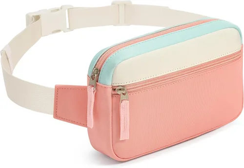 Vista 26 de Riñonera para adolescentes, bolsa para cinturón, bonita bolsa cruzada para regalo