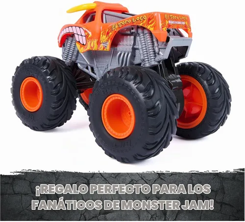 Vista 6 de Monster Jam El Toro Loco Rev 'N Roar Monster Truck, escala 1:18