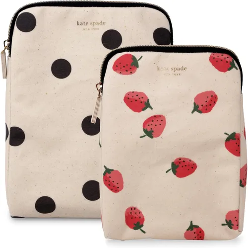 Vista 10 de kate spade new york Juego de bolsas aisladas para aperitivos, punto almend Punto almendra
