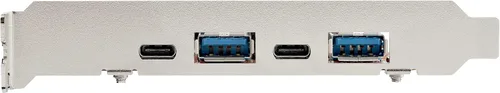 Vista 3 de StarTech Tarjeta PCIe USB de 4 puertos, 10 Gbps, perfil completo, TAA (PEXUSB312A2C2V)