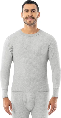 Vista 6 de Indera Ropa interior térmica tradicional de punto gofre para hombre 1 Paquete Negro