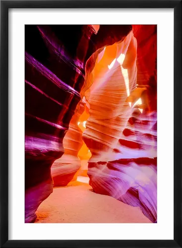 Vista 2 de ART.COM Impresiones artísticas enmarcadas para pared, Arizona, página, cañón de ranura para antílope superior, cañón escénico de Jaynes Gallery