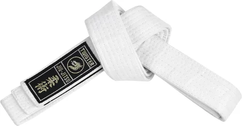 Vista 4 de TWISTER Cinturón Jiu Jitsu BJJ de 1.5 pulgadas de ancho para hombres, mujeres y adultos, algodón de alta calidad con parche tejido, costuras de 9