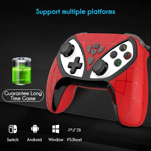 Vista 4 de Switch Controllers, Wireless Controller for Nintendo SwitchLiteOLED Controller with a Mouse Touch Feeling on Back Buttons, Extra Switch Pro