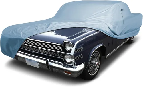 Vista 22 de iCarCover Funda de automóvil personalizada de alta calidad para AMC Ambassador 1965-1973, resistente, impermeable, para todo tipo de clima, lluvia