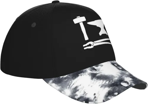 Vista 6 de Blacksmith Hammer Hat Adjustable Baseball Cap for Men Women Dad Hat