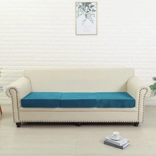 Vista 43 de Jonuiony Funda universal para sofá resistente al desgaste, fundas de terciopelo elástico para cojines separados para sofá, fundas de sofá