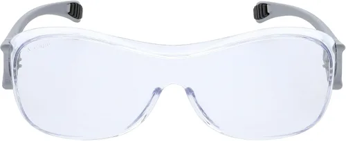 Vista 2 de MCR Safety OG110AF lentes de policarbonato de seguridad antiniebla con patas negras.