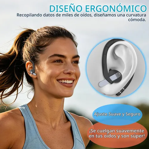 Vista 4 de Ganchos antideslizantes para las orejas para Samsung Galaxy Buds 4 Pro y Galaxy Buds 4 (2026), ajuste cómodo Deportes antipérdida Ganchos
