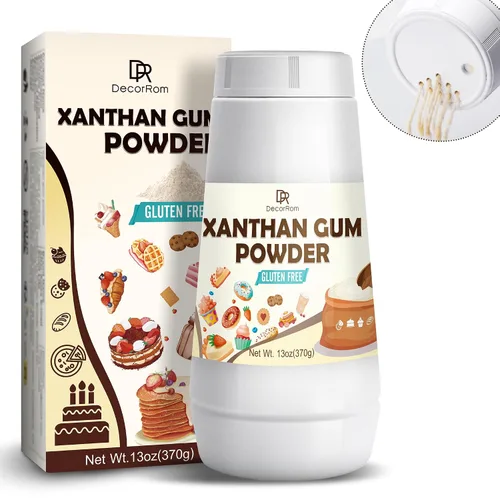 Vista 11 de Polvo de goma Xantana de 8 onzas, espesante de goma de xantano puro para hornear y cocinar, sin gluten y apto para dieta cetogénica, agente