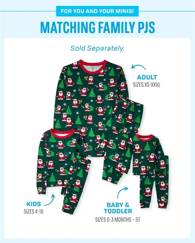 Vista 2 de The Children's Place Pijama de Navidad para bebé, algodón