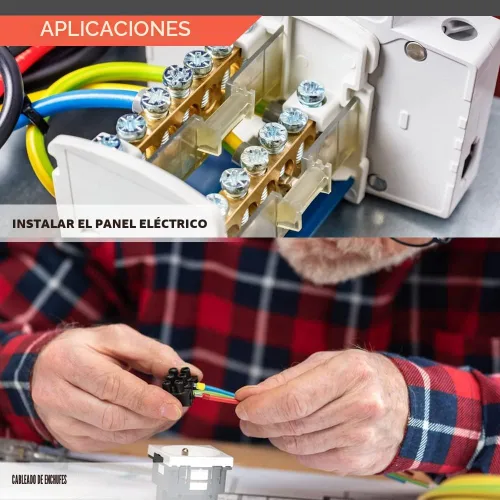 Vista 5 de HKS Herramienta de Engaste para Manguitos, Terminales de Virola y Extremo de Cable de Pin - Engastadoras de Cables con Trinquete - AWG 3-1/0