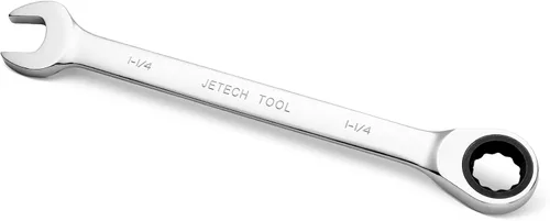 Vista 16 de Jetech Llave combinada de trinquete de 1 pulgada, SAE, engranaje de 72 dientes, grado industrial, extremo de caja de 12 puntos, acero Cr-V forjado