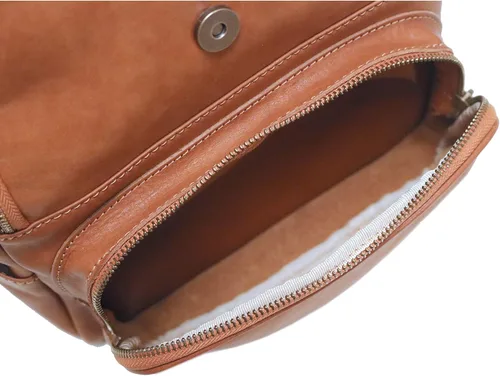 Vista 4 de Livorno Mochila de piel de grano completo