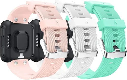 Vista 2 de Correa para Garmin Forerunner 35, correa de repuesto de silicona suave para reloj inteligente Garmin Forerunner 35/Forerunner 30, se ajusta a A