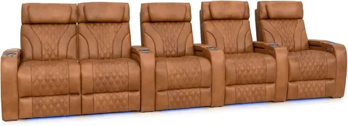 Vista 67 de Seatcraft Luminis LT - Asiento de cine en casa, reclinable, color rojo
