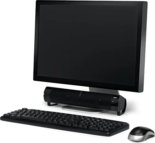 Vista 4 de Allsop Digital Innovations AcoustiX Sistema de altavoces (4330200) USB powered stereo speakers, convertible tower or sound bar design, 3W output