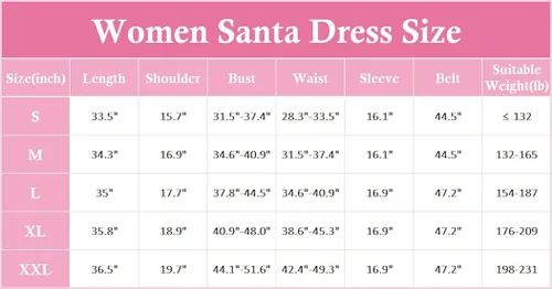 Vista 7 de Higen Disfraz de Papá Noel para mujer, disfraz de Navidad de Mrs. Claus para cosplay, Rojo