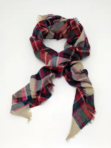 Vista 94 de Wander Agio - Bufanda envolvente con diseño a cuadros o triangular para mujer, cálida y larga, de punto, sensación de cachemira, chal